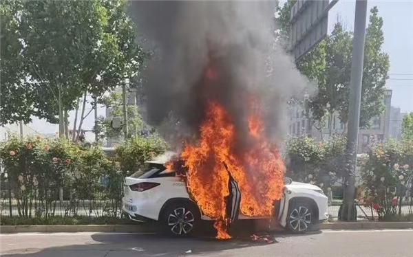 小马智行无人驾驶车撞上绿化带起火：公司尚未正式回应