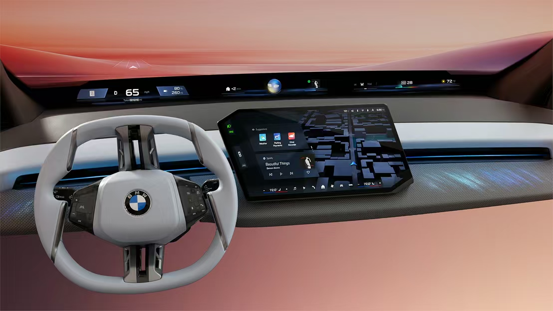 宝马新世代iX3量产版BMW首创全景iDrive