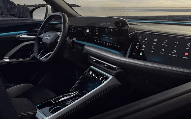 纯电续航100km/三屏座舱 全新奥迪Q5插混版官图发布
