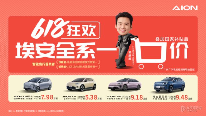 广汽埃安推出“一口价”活动 最低售价仅为5.38万起