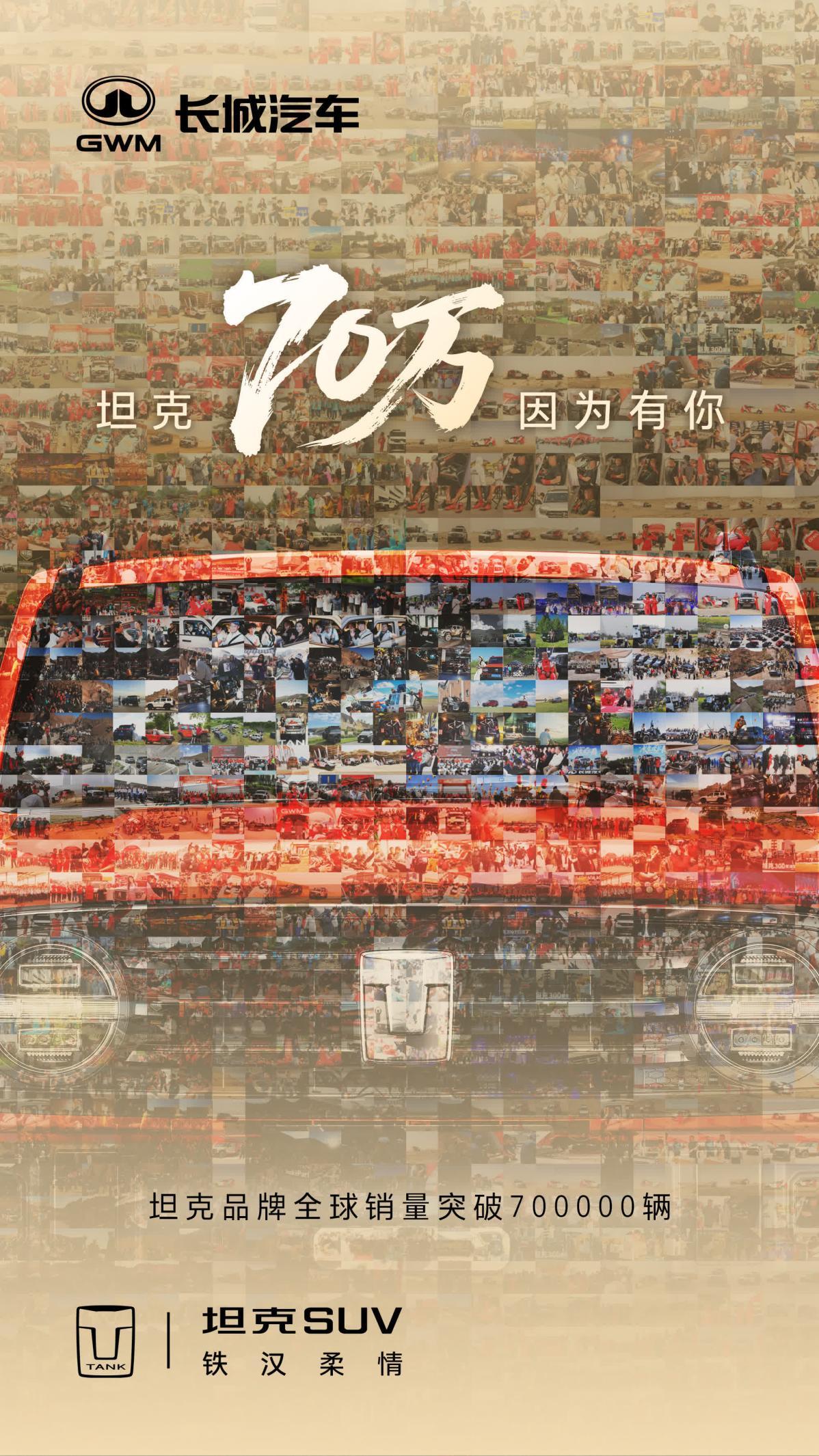 行业｜坦克品牌全球累计销量超70万 开创中国越野产业新纪元