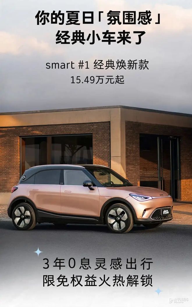 "Smart精灵#1限时福利：3年0息+热门车色免费！"