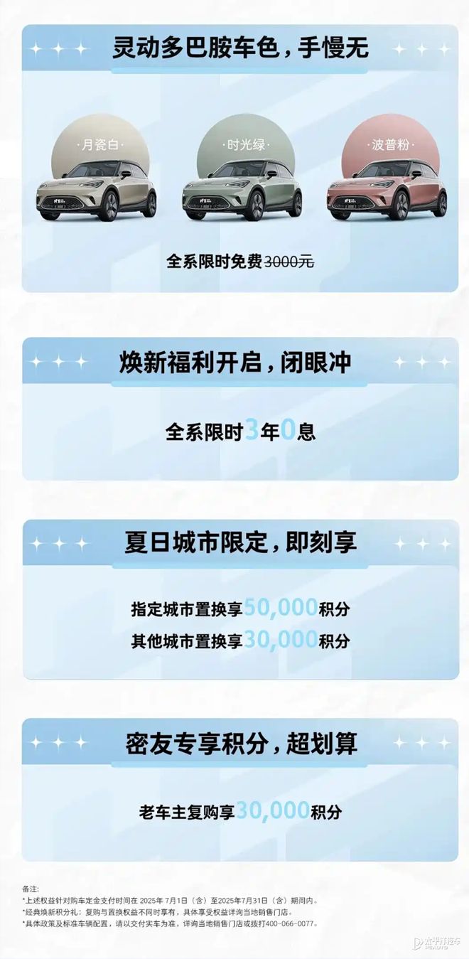 "Smart精灵#1限时福利：3年0息+热门车色免费！"