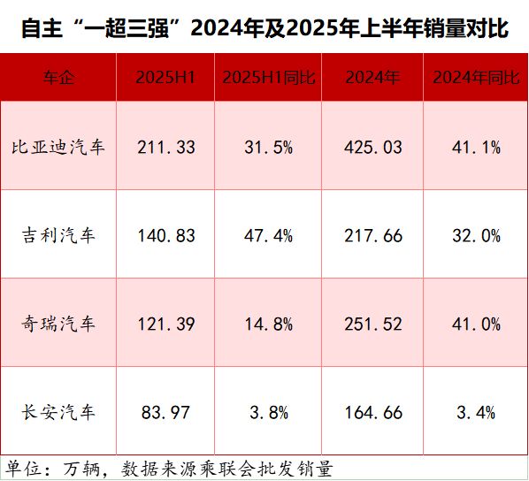 追击比亚迪，银河/风云/启源交出阶段答卷丨苟活这半年
