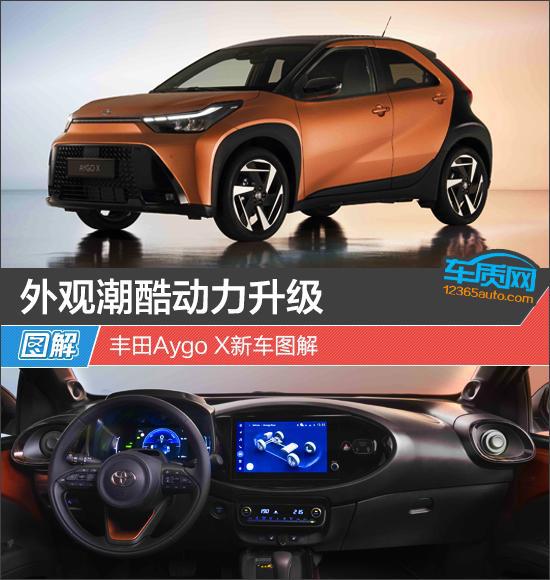 外观潮酷动力升级 丰田Aygo X新车图解