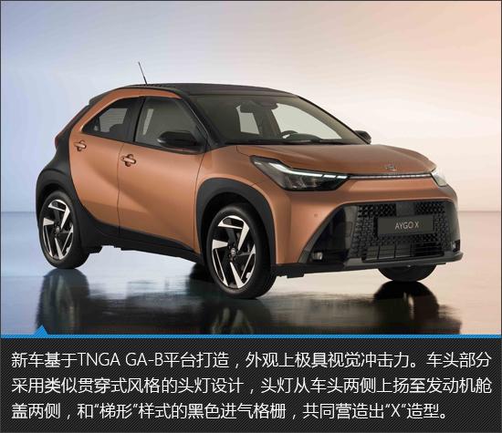 外观潮酷动力升级 丰田Aygo X新车图解