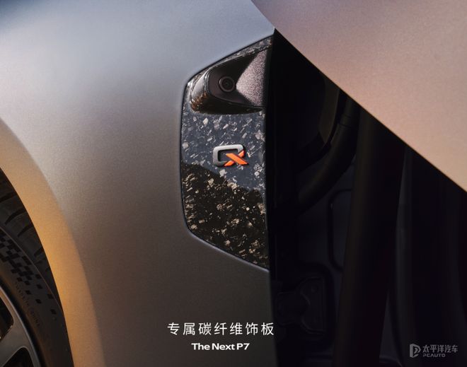 小鹏P7鹏翼门版亮相！哑光银+碳纤维，这颜值你爱了吗？