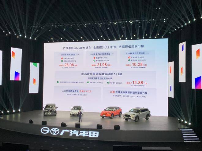 智能化配置升级 广汽丰田新款汉兰达锋兰达上市