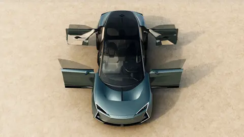 雷克萨斯LS Coupe/Micro概念车发布，对开门+透明天幕太吸睛