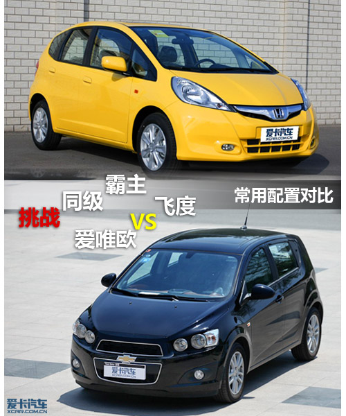 雪佛兰爱唯欧三厢与飞度对比