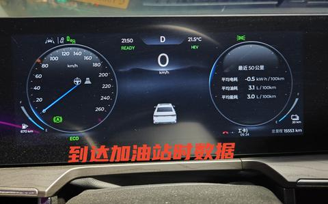 混动车型油耗测试数据可视化