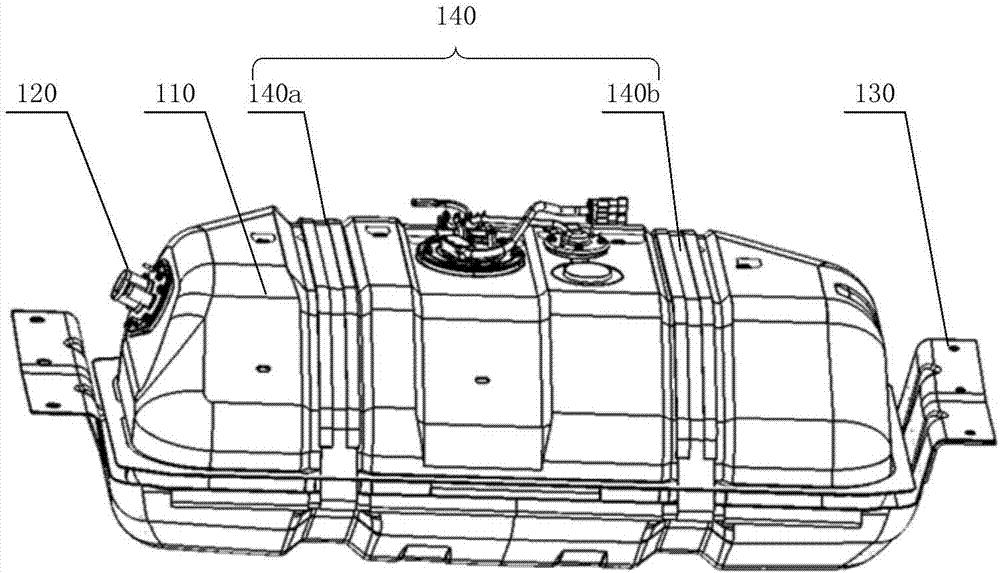 汽车油箱结构示意图