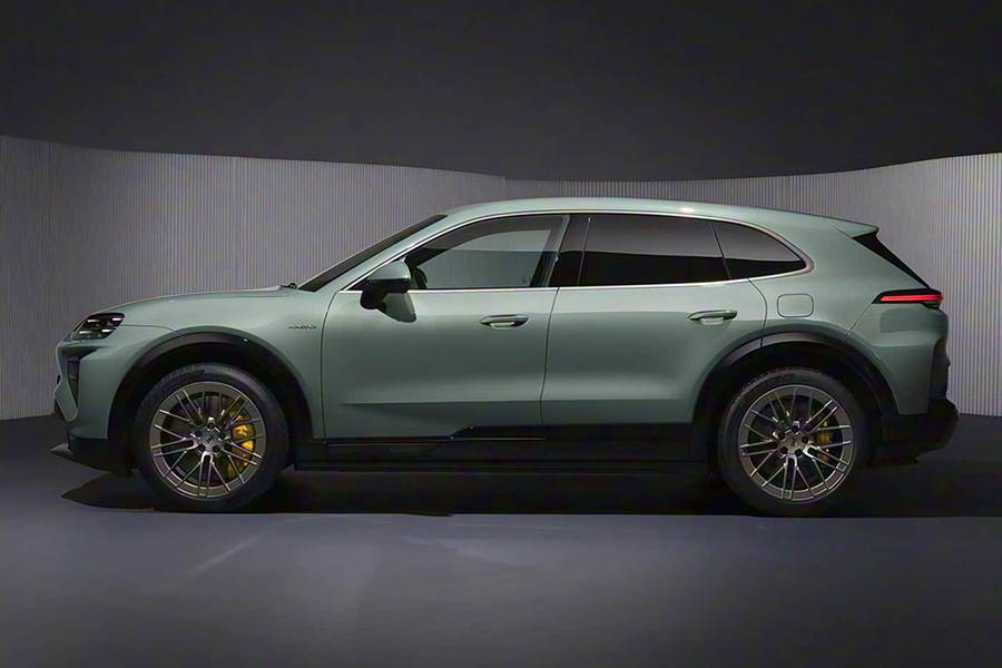 保时捷Cayenne Electric电动版官图发布,燃油版与电动版将同堂销售